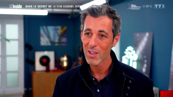 Capture d'écran de l'émission 50 Minutes Inside dans laquelle Michael Goldman, fils de Jean-Jacques et désormais directeur de la Star Academy, apparaît.