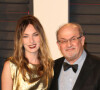 Salman Rushdie, Katherine O'Brien à la soirée "Vanity Fair Oscar Party" après la 88ème cérémonie des Oscars à Hollywood. Le 28 février 2016