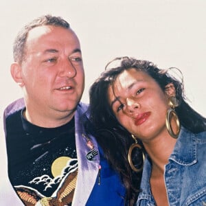 Coluche et Frédérique Fayles-Bernstein au Festival de Cannes en 1985