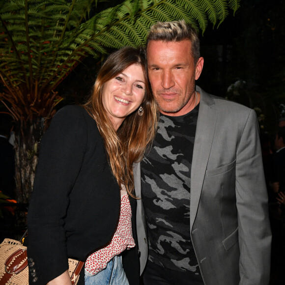 Benjamin Castaldi et femme Vanessa Broussouloux lors de l'anniversaire (trois ans) de l'hôtel Les Jardins du Faubourg à Paris le 9 juin 2022. © Veeren / Bestimage 
