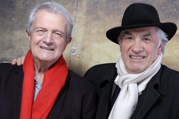 Portrait de Serge July et Philippe Alexandre le 13 janvier 2016.  