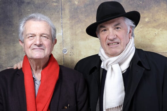 Portrait de Serge July et Philippe Alexandre le 13 janvier 2016. 