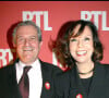 Philippe Alexandre et Denise Fabre à une soirée RTL.