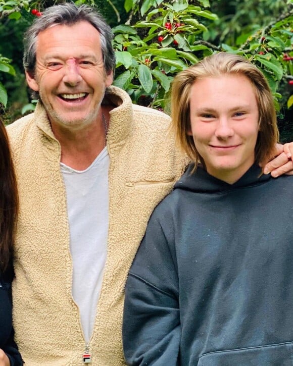 Jean-Luc Reichmann et son fils Swann