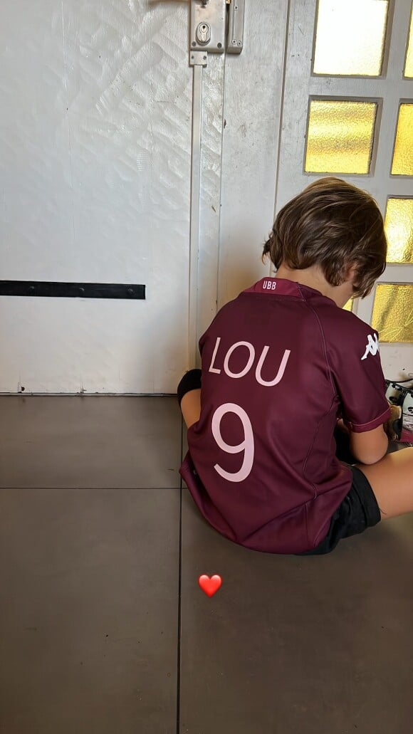 Lou, le fils de Laure Manaudou et Jérémy Frérot.