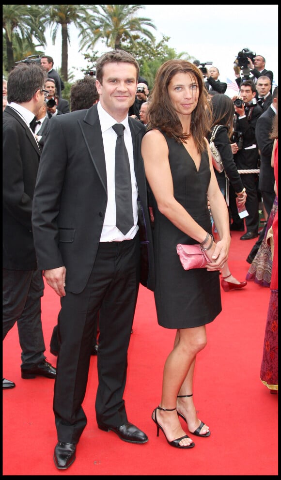 Archives : Hervé Mathoux et sa compagne Maryline au 62ème Festival de Cannes.