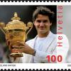 Le timbre Roger Federer édité par la poste suisse, en avril 2007 !