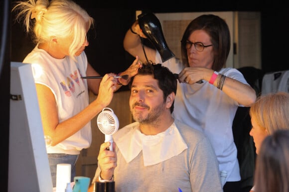 Patrick Fiori - Jour 2 - Backstage - Enregistrement de l'émission "Embarquement immédiat" au théâtre de verdure du Casone à Ajaccio, diffusée le 4 novembre sur France 3. Le 10 octobre 2022. © Olivier Sanchez / Bestimage.