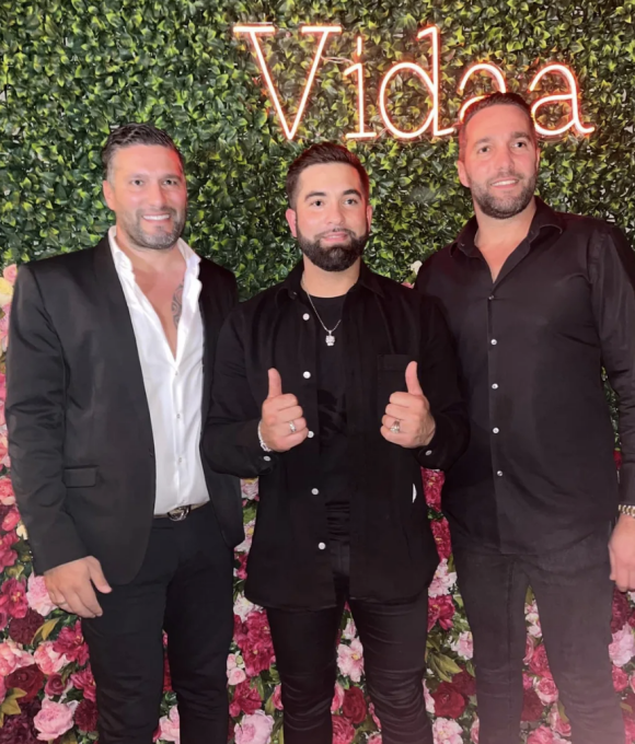 Gerald Martinez reçoit des stars à son restaurant "Vidaa" à Mougins - Instagram