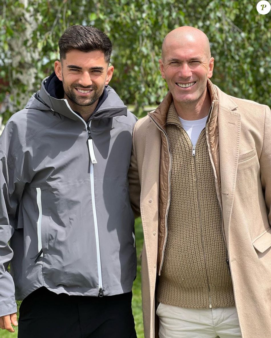 Enzo Zidane Et Son P re Zinedine Zidane Purepeople