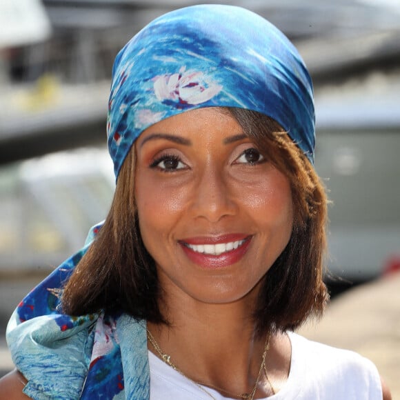 Sonia Rolland - Photocall de la série "Tropiques Criminels" lors de la 24ème édition du Festival de la Fiction TV de La Rochelle. © Patrick Bernard / Bestimage.