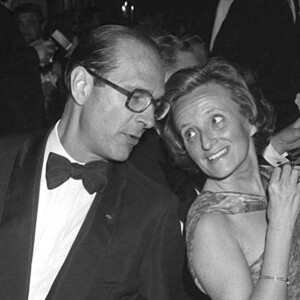 Jacques et Bernadette Chirac en 1978 lors du bal April.