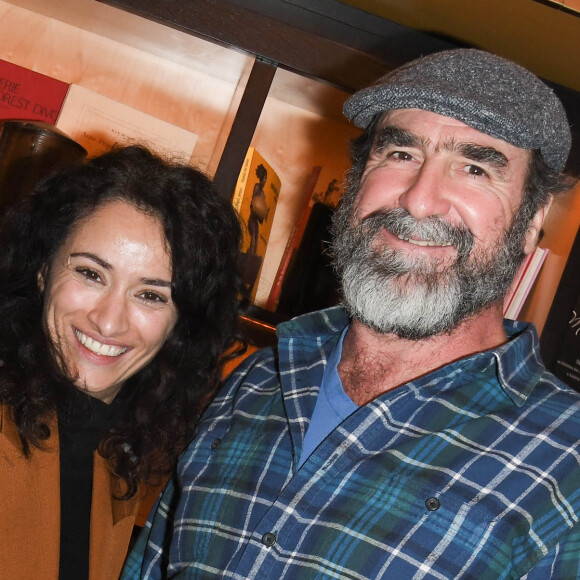 Exclusif - Rachida Brakni et Eric Cantona lors d'une conférence de presse de la série (France 3) "Le voyageur: La permission de minuit" au restaurant Les Editeurs à Paris, France. © Coadic Guirec/bestimage