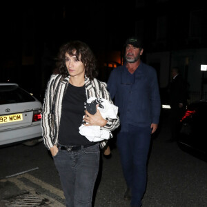Eric Cantona et sa femme Rachida Brakni - After-party "Hoping for Palestine" à Londres, Royaume Uni, le 4 juin 2018.