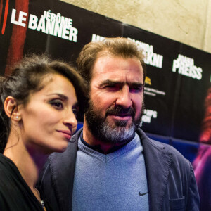 Eric Cantona et Rachida Brakni - Avant premiere du film "les mouvements du bassin" au mk2 quai de seine a Paris le 25 Septembre 2012.