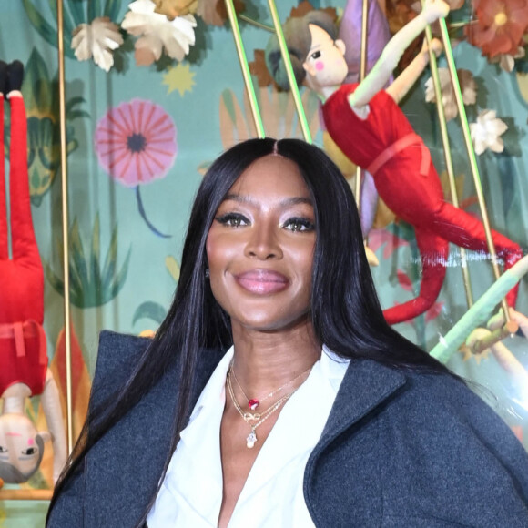 Naomi Campbell lors de l'inauguration des vitrines de Noël du Grand Magasin Printemps Haussmann à Paris, France, le 9 novembre 2022. © Coadic Guirec/Bestimage 