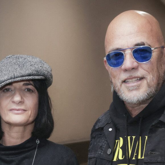 Exclusif - Sandrine Aboukrat Levi , Pascal Obispo - Hommage à Daniel Lévi lors d'un gala au théâtre Mogador à Paris au profit de l'association Daniel Lévi le 7 novembre 2022. © Jack Tribeca / Bestimage