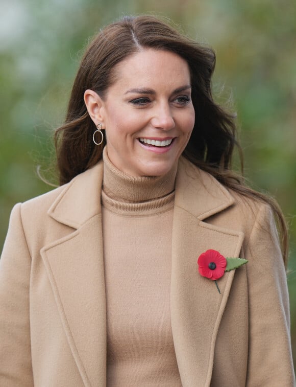 Le prince William, prince de Galles, et Catherine (Kate) Middleton, princesse de Galles, se rendent à Scarborough pour lancer un financement destiné à soutenir la santé mentale des jeunes, dans le cadre d'une collaboration dirigée par la Royal Foundation le 3 novembre 2022. 