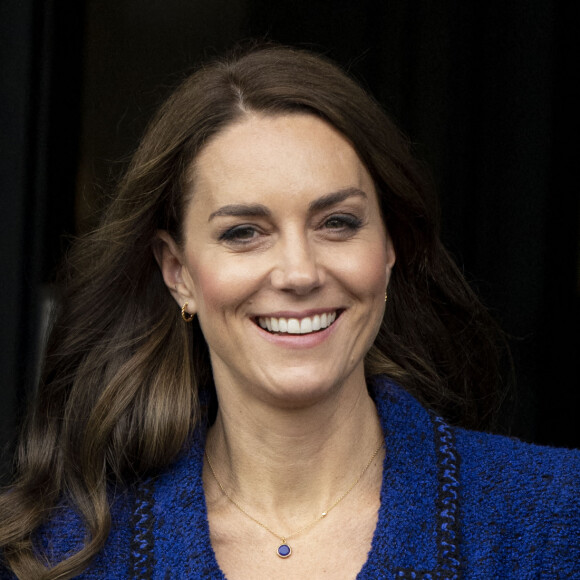 Catherine (Kate) Middleton, princesse de Galles, visite la Copper Box Arena du Queen Elizabeth Olympic Park, pour participer à un événement avec Coach Core, qui fête ses 10 ans, à Londres, Royaume Uni, le 13 octobre 2022. 