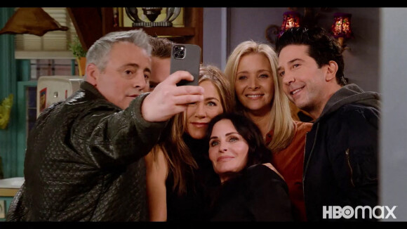 Jennifer Aniston, Courteney Cox, Lisa Kudrow, Matt LeBlanc, Matthew Perry et David Schwimmer dans l'émission spéciale "Friends The Reunion".