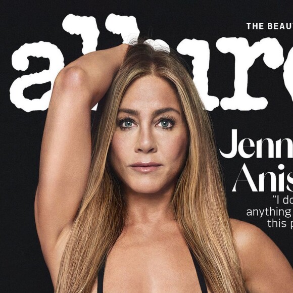 Jennifer Aniston en couverture du magazine Allure.