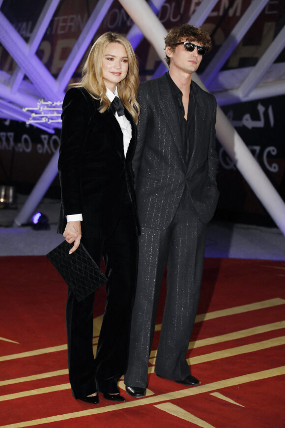 Virginie Efira et son compagnon Niels Schneider - Cérémonie d'ouverture du 19ème Festival International du Film de Marrakech le 11 Novembre 2022. © / Bestimage