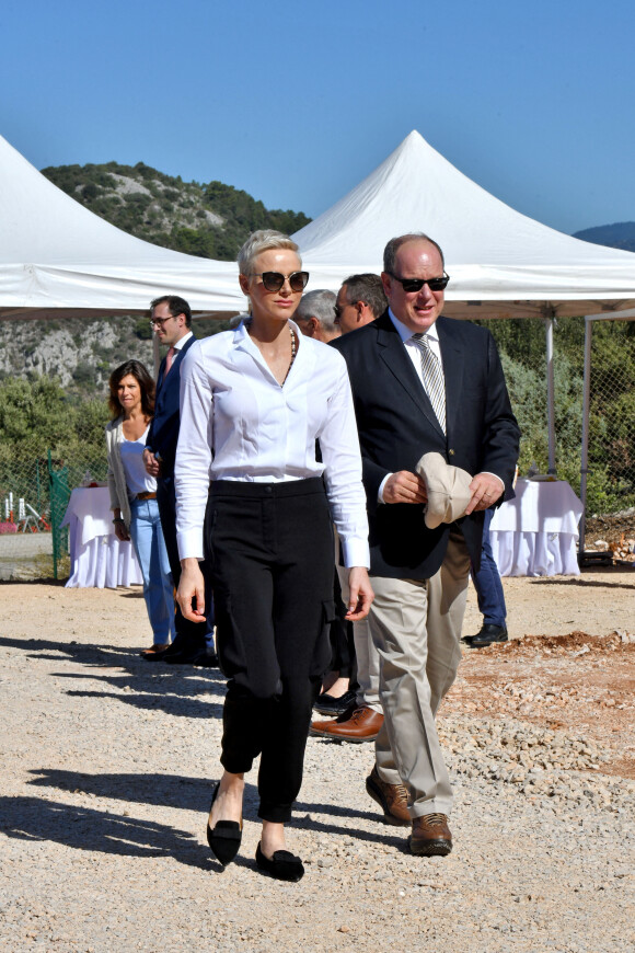 La princesse Charlène de Monaco devient présidente de la SPA, le 12 septembre 2022. © Bruno Bebert/Bestimage 