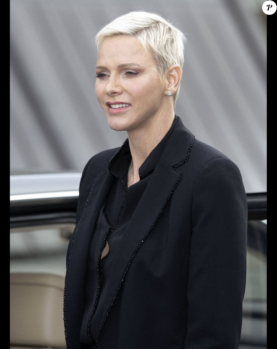 La princesse Charlene de Monaco - Le prince Albert II de Monaco inaugure l'exposition l'exposition "Sailing the Sea of Science, Scientist and explorer. Prince Albert Ier and the early norwegian exploration of Svalbard " au Fram Museum à Oslo le 22 juin 2022.