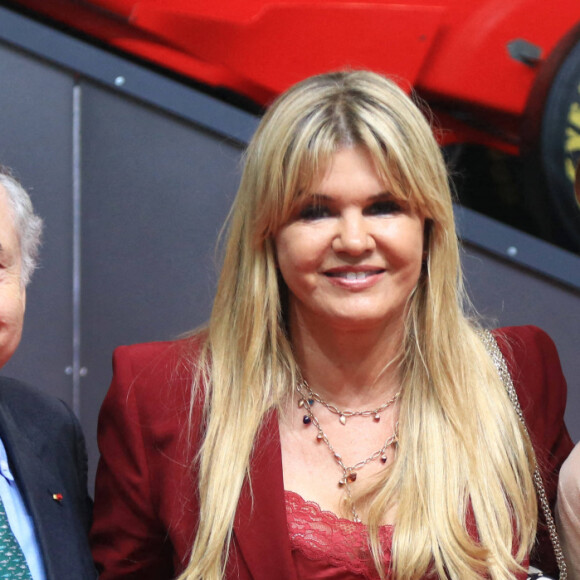 Jean Todt, Corinna Schumacher, Gina Schumacher - Attribution du prix d'État de l'État de Rhénanie du Nord-Westphalie à Michael Schumacher à Motorworld à Cologne, Allemagne, le 20 juillet 2022.