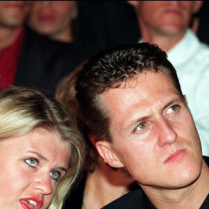 Michael Schumacher et sa femme Corinna en 1996.