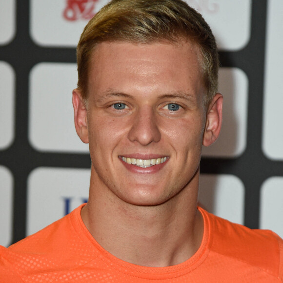 Mick Schumacher - Les célébrités participent au match caritatif "Champions for Charity" à Francfort, le 24 août 2022.