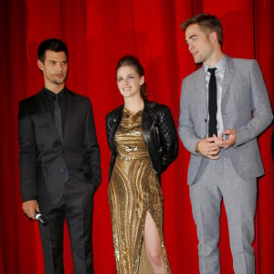Taylor Lautner, Kristen Stewart, Robert Pattinson - Avant-Premiere du film Twilight "Breaking Dawn 2" a Berlin, le 16 novembre 2012. 