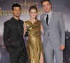 Taylor Lautner, Kristen Stewart, Robert Pattinson - Avant-Premiere du film Twilight "Breaking Dawn 2" à Berlin.