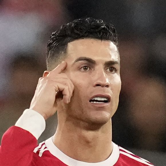 Cristiano Ronaldo - Manchester United remporte la victoire face à Burnley au stade Old Trafford. © Andrew Yates/Sportimage/Cal Sport Media / Bestimage 