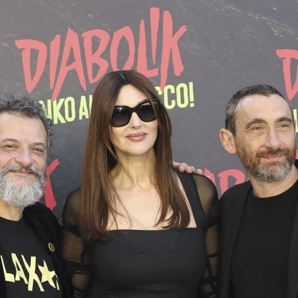 Monica Bellucci, Manetti bros - Photocall du film "Diabolik - Ginko Attack" à Rome, le 11 novembre 2022.