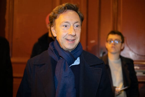 Stéphane Bern, après la performance de Monica Bellucci au théâtre du Châtelet à Paris dans Maria Callas. Lettres et Memoires' le 15 novembre 2022