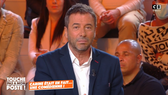 Bernard Montiel face à Carine, une femme qui affirme être le fruit de sa relation avec Mimi, une assistante de production de Vidéo Gag