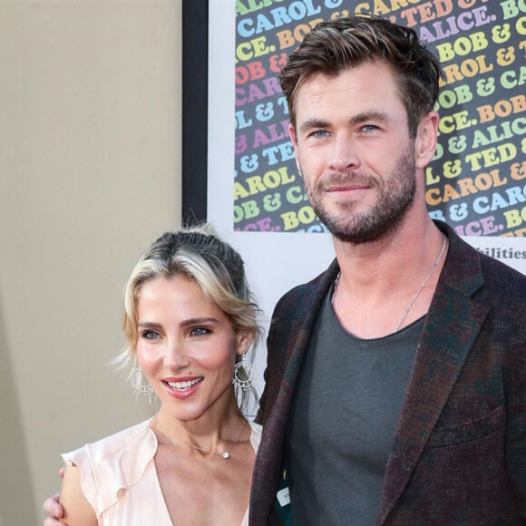 Elsa Pataky, Chris Hemsworth - Les célébrités assistent à la première de "Once Upon a Time in Hollywood" à Hollywood, le 22 juillet 2019. 