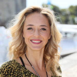 Hélène De Fougerolles pour la série télévisée "Balthazar" au photocall du troisième jour du festival international du film de La Rochelle, France, le 14 septembre 2018. © Patrick Bernard/Bestimage 