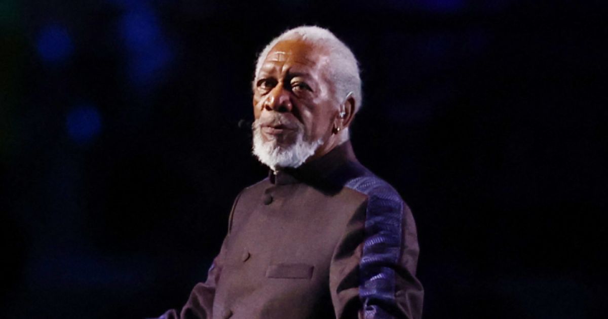 ‘Para un hombre que interpretó a Nelson Mandela…’: Morgan Freeman rociado después de su actuación en la Copa del Mundo