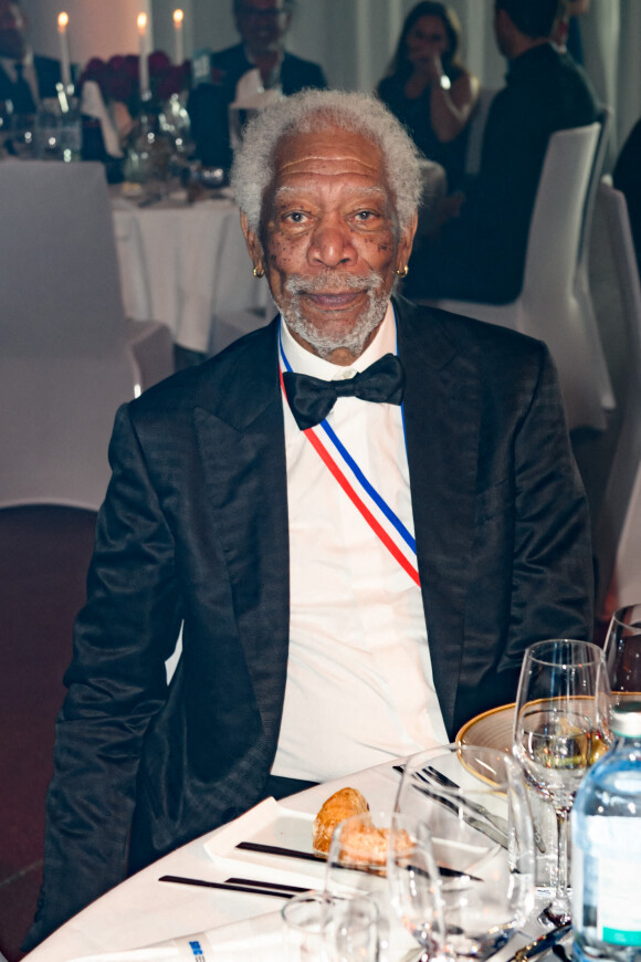 Morgan Freeman - Prix des légendes vivantes de l'aviation à l'hôtel Scalaria Event Resort à Sankt Wolfgang im Salzkammergut, Autriche, le 27 août 2022. © Daniel Hinz/API/Bestimage