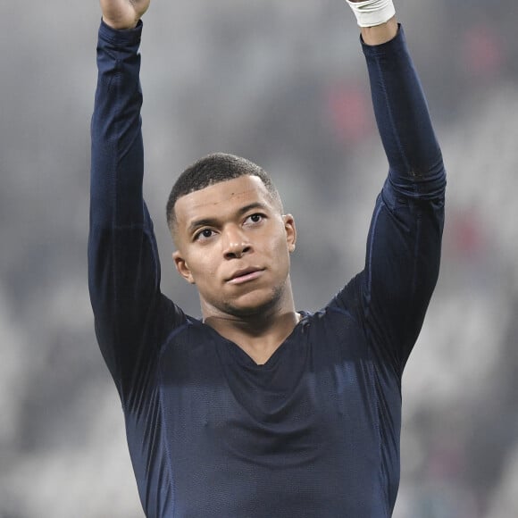 Kylian Mbappe - Match de football du Groupe H de la Ligue des Champions entre la Juventus FC et le Paris Saint Germain au stade Juventus de Turin (Italie), le 2 novembre 2022.