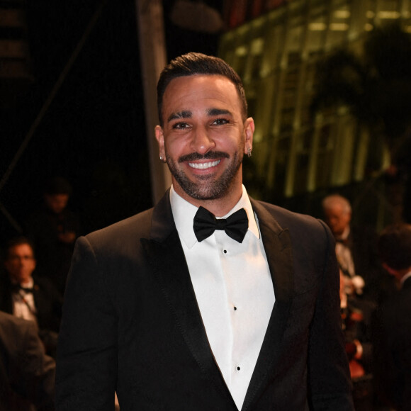 Adil Rami - Montée des marches du film "Novembre" lors du 75ème Festival International du Film de Cannes © Rachid Bellak / Bestimage 