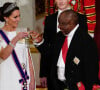 Kate Middleton, princesse de Galles, lors du dîner officiel à Buckingham Palace à Londres en l'honneur du président sud-africain Cyril Raphimosa. Londres, 22 novembre 2022. . Photo by Aaron Chown/PA Wire/ABACAPRESS.COM