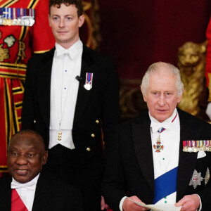 Kate Middleton, princesse de Galles, lors du dîner officiel à Buckingham Palace à Londres en l'honneur du président sud-africain Cyril Raphimosa. Londres, 22 novembre 2022. Photo by Aaron Chown/PA Wire/ABACAPRESS.COM