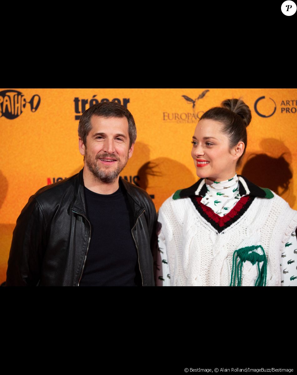 Marion Cotillard et son compagnon Guillaume Canet lors de l'avant-première du film "Nous finirons ensemble" au cinéma UGC Brouckère à Bruxelles, Belgique, le 23 avril 2019. © Alain Rolland/ImageBuzz/Bestimage