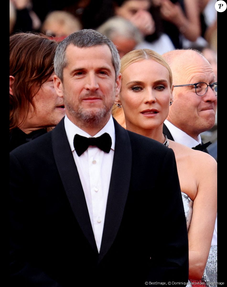 Guillaume Canet, Diane Kruger - Montée des marches pour la cérémonie de clôture du 75ème Festival International du Film de Cannes. Le 28 mai 2022 © Dominique Jacovides / Bestimage