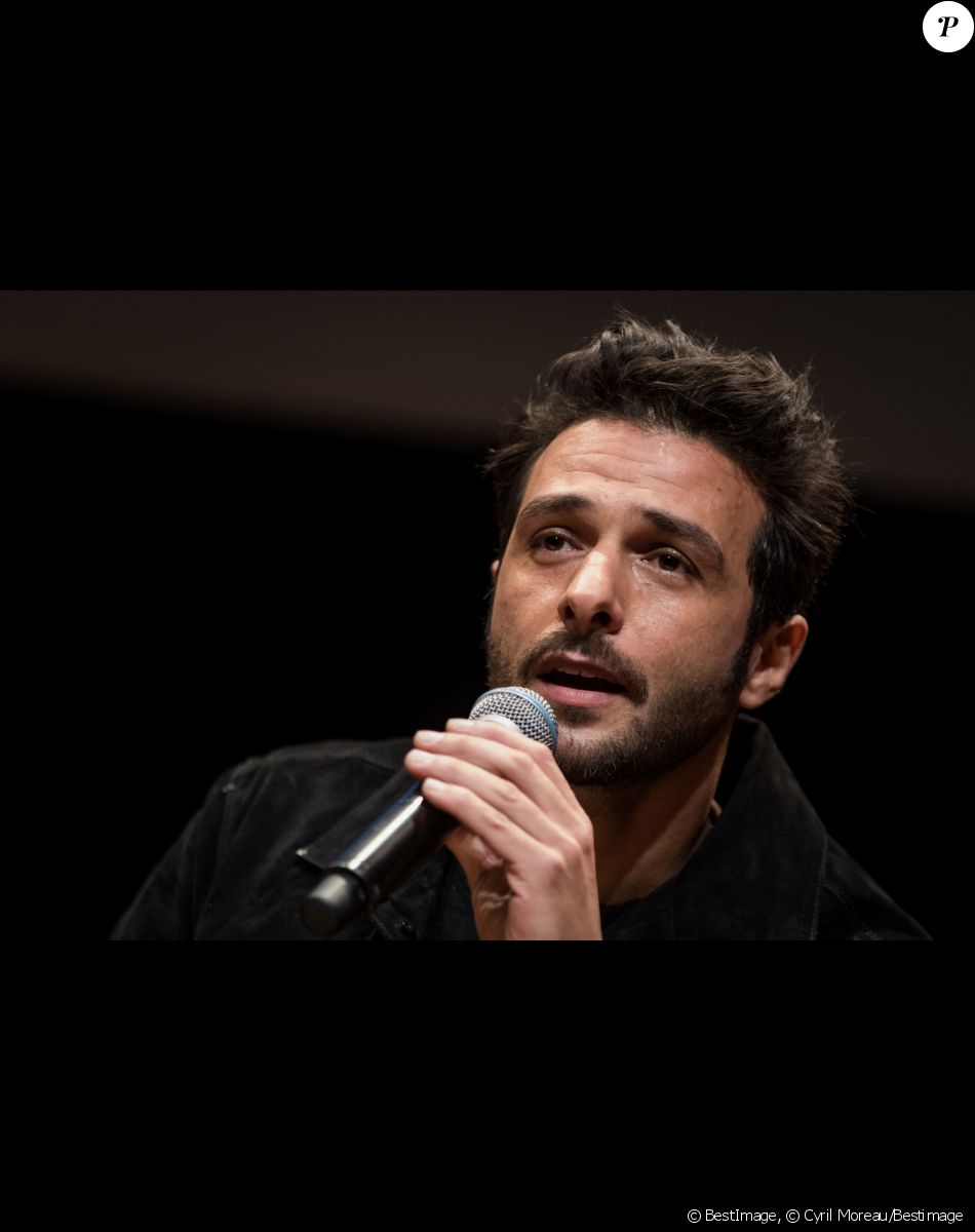 Maxim Nucci ((compositeur et réalisateur) lors de la conférence de presse pour la sortie de l'album "Mon pays c'est l'amour" de Johnny Hallyday dans les locaux de Warner Music France à Paris le 15 octobre 2018. © Cyril Moreau / Bestimage