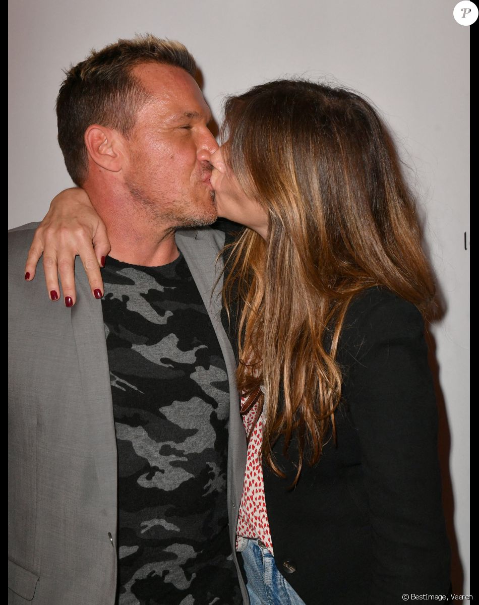 Benjamin Castaldi et femme Vanessa Broussouloux lors de l'anniversaire (trois ans) de l'hôtel Les Jardins du Faubourg à Paris le 9 juin 2022. © Veeren / Bestimage