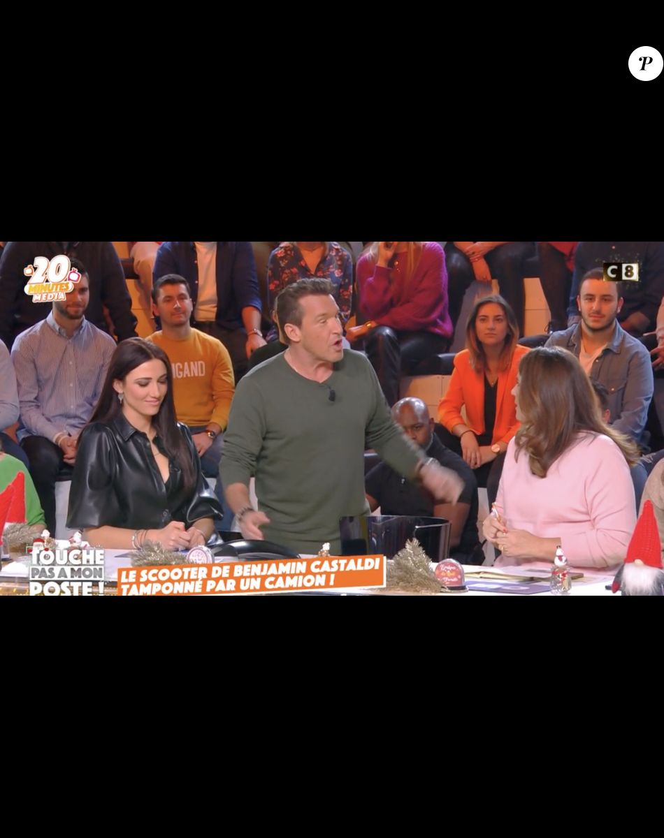 Benjamin Castaldi très agacé après un accident survenu pendant l'émission "Touche pas à mon poste" - C8